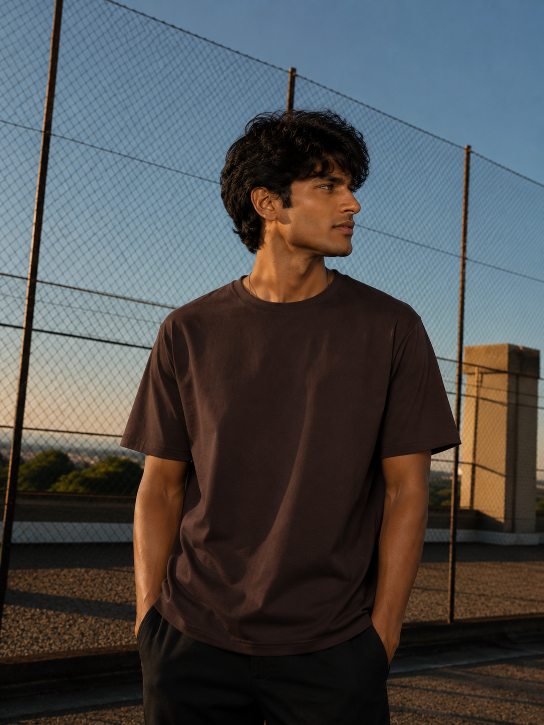 Classic Everyday Tee | Bamboo Cotton - Coffee