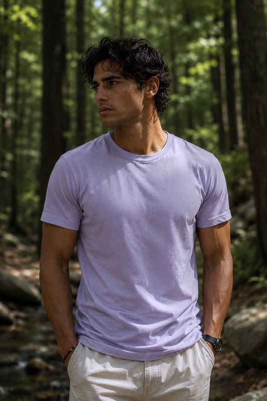 Classic Everyday Tee | Bamboo Cotton - Cosmic Sky