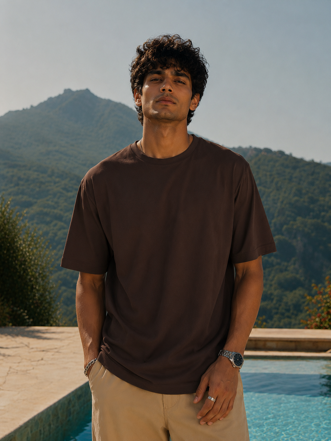 Relaxed Oversized Fit | Bamboo Cotton - Coffee
