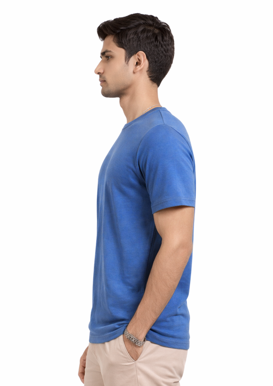 Classic Everyday Tee | Bamboo Cotton - Blue