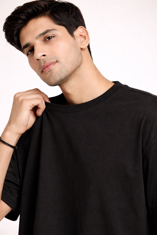 Relaxed Oversized Fit | Bamboo Cotton - Black