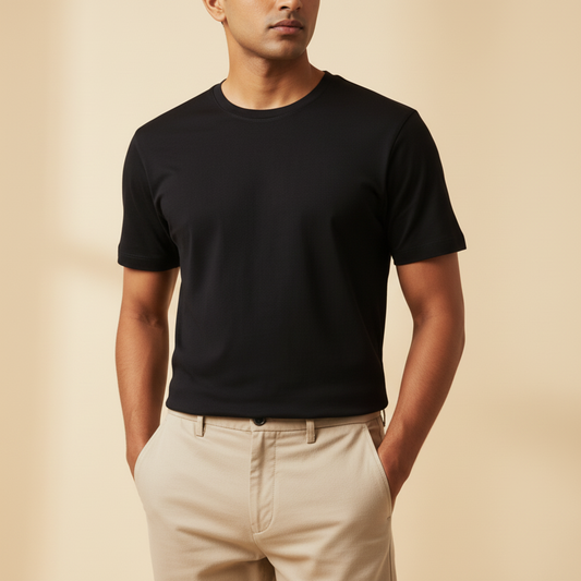 Classic Everyday Tee | Bamboo Cotton - Black