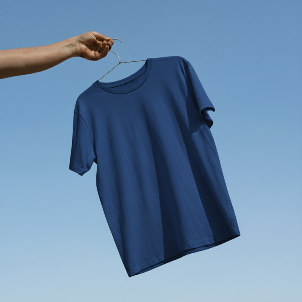 Classic Everyday Tee | Bamboo Cotton - Blue