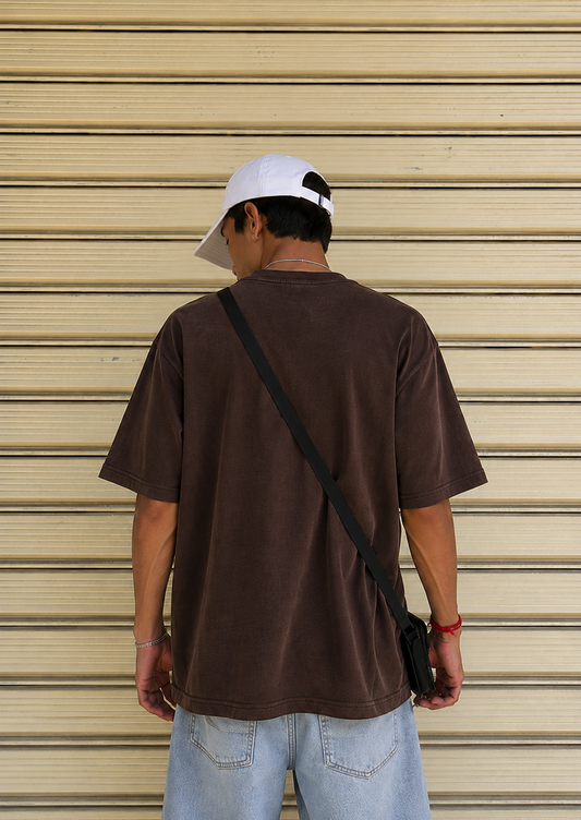 Relaxed Oversized Fit | Bamboo Cotton - Coffee