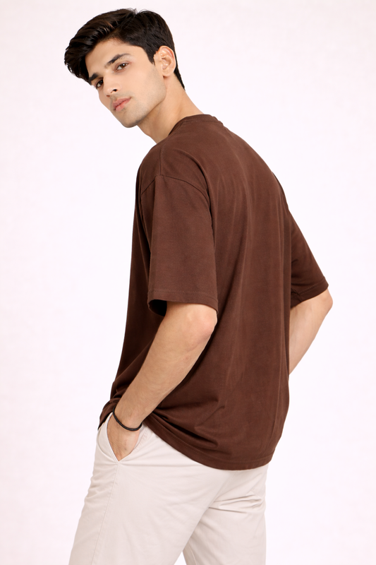 Relaxed Oversized Fit | Bamboo Cotton - Coffee