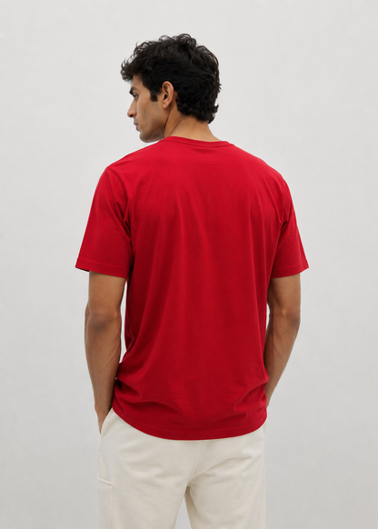 Classic Everyday Tee | Bamboo Cotton - Vintage Red