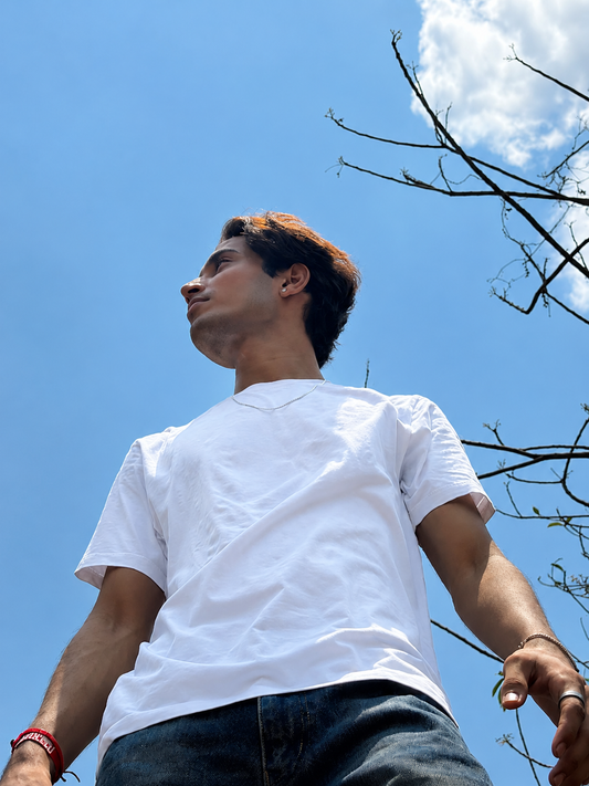 Classic Everyday Tee | Bamboo Cotton - White