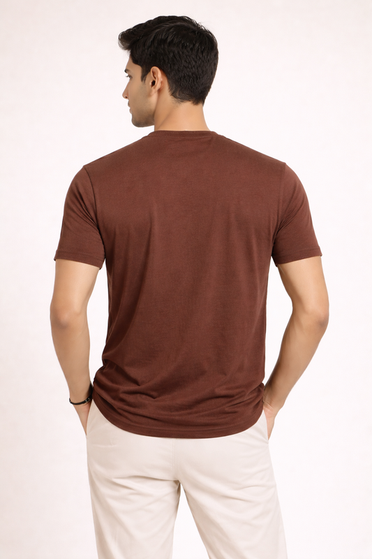 Classic Everyday Tee | Bamboo Cotton - Coffee