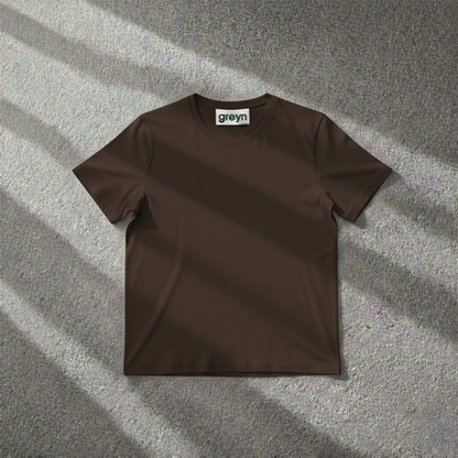 Classic Everyday Tee | Bamboo Cotton - Coffee