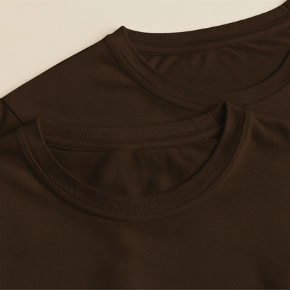 Classic Everyday Tee | Bamboo Cotton - Coffee