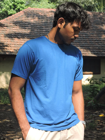 Classic Everyday Tee | Bamboo Cotton - Blue