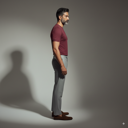 Classic Everyday Tee | Bamboo Cotton - Wine