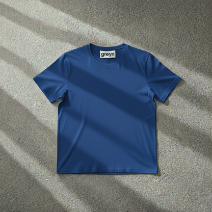 Classic Everyday Tee | Bamboo Cotton - Blue