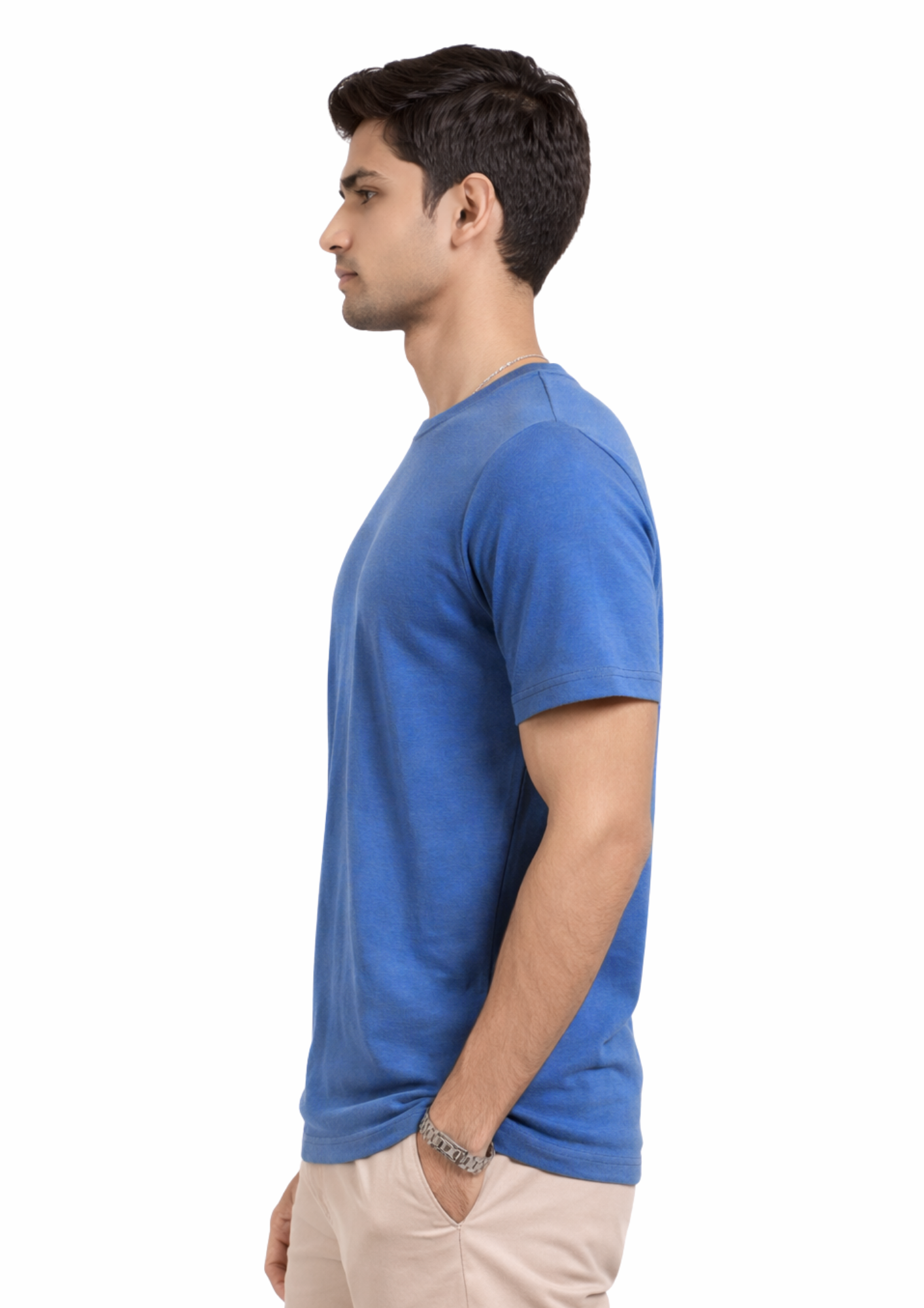 Classic Everyday Tee | Bamboo Cotton - Blue