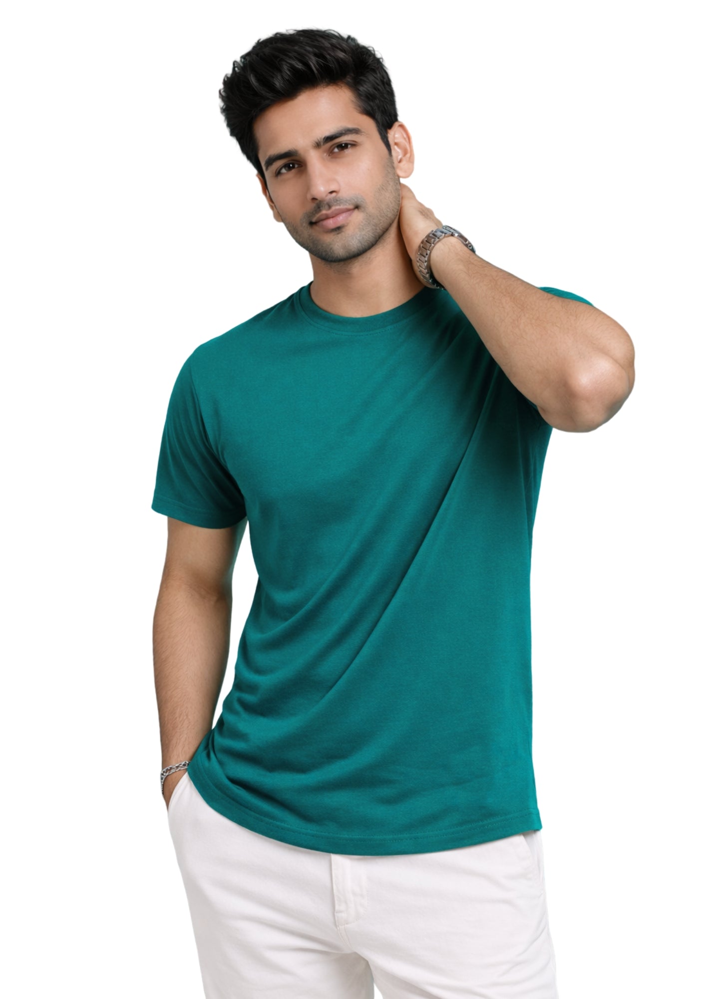 Classic Everyday Tee | Bamboo Cotton - Reflecting Pond