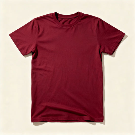 Classic Everyday Tee | Bamboo Cotton - Vintage Red