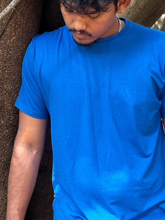 Classic Everyday Tee | Bamboo Cotton - Blue