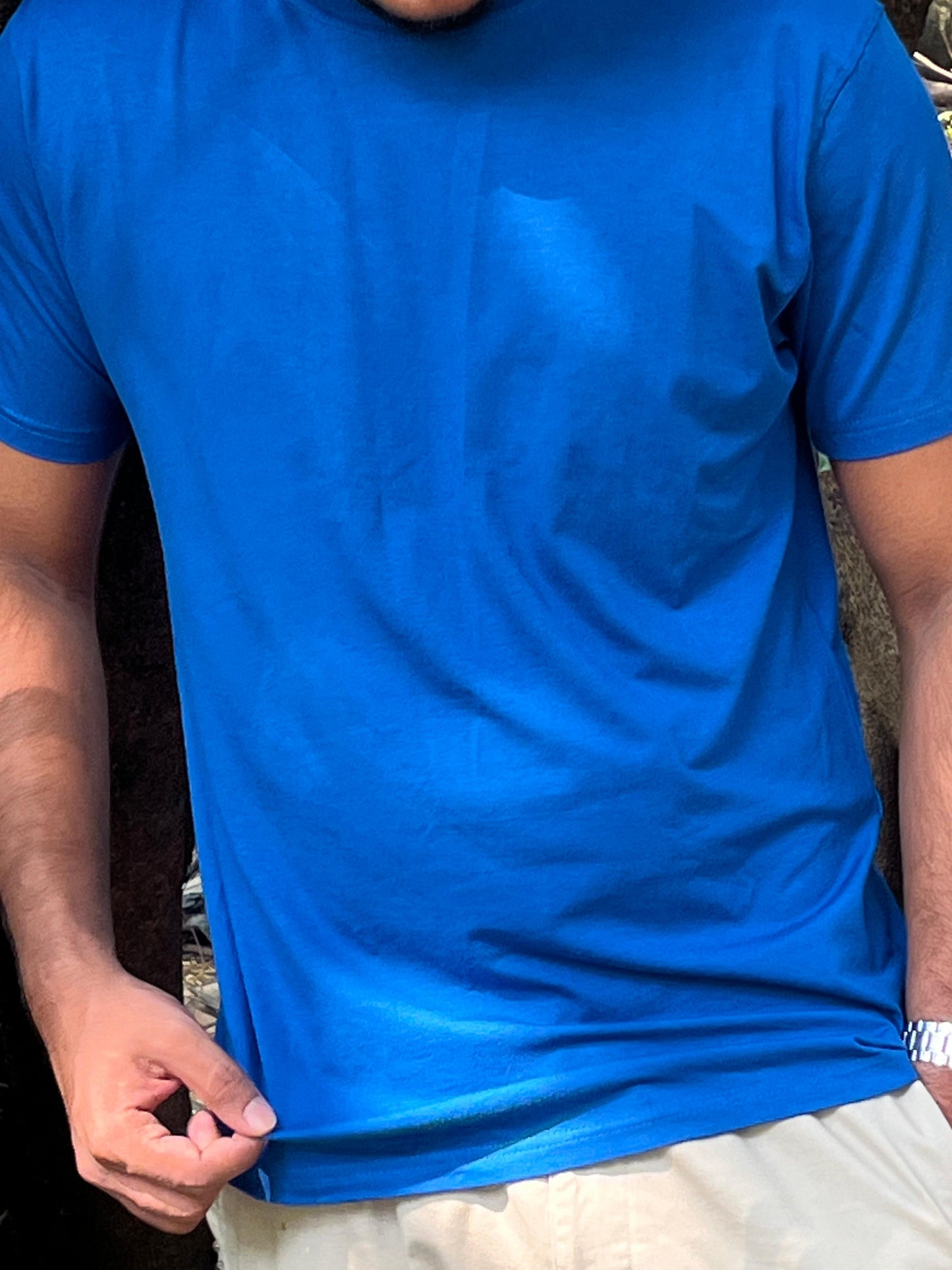 Classic Everyday Tee | Bamboo Cotton - Blue