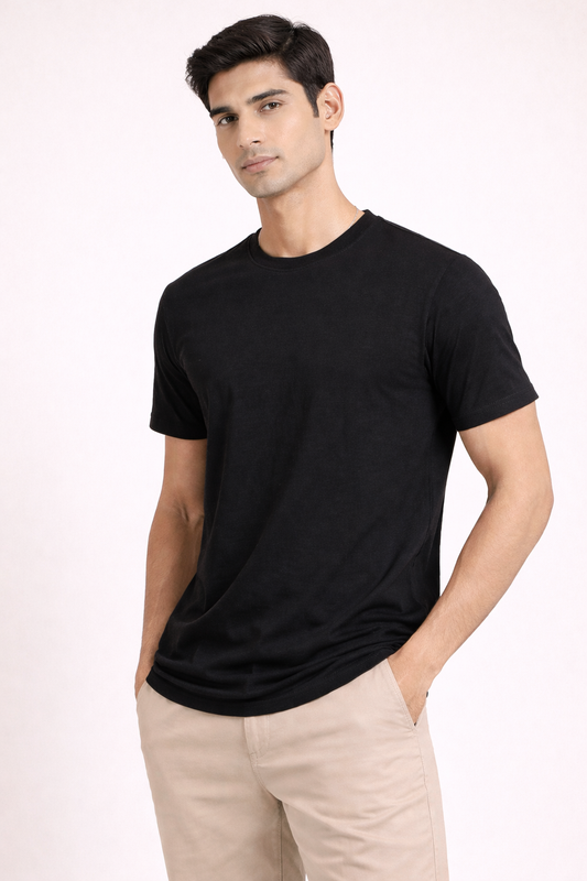 Classic Everyday Tee | Bamboo Cotton - Black