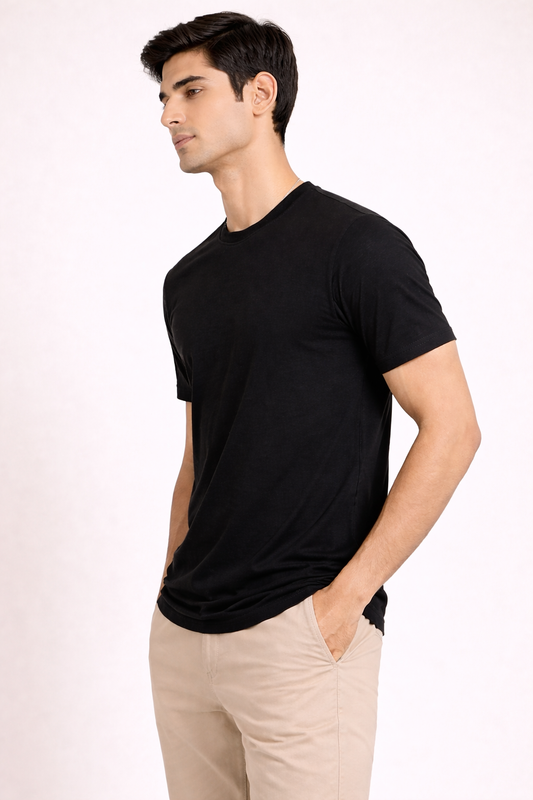 Classic Everyday Tee | Bamboo Cotton - Black