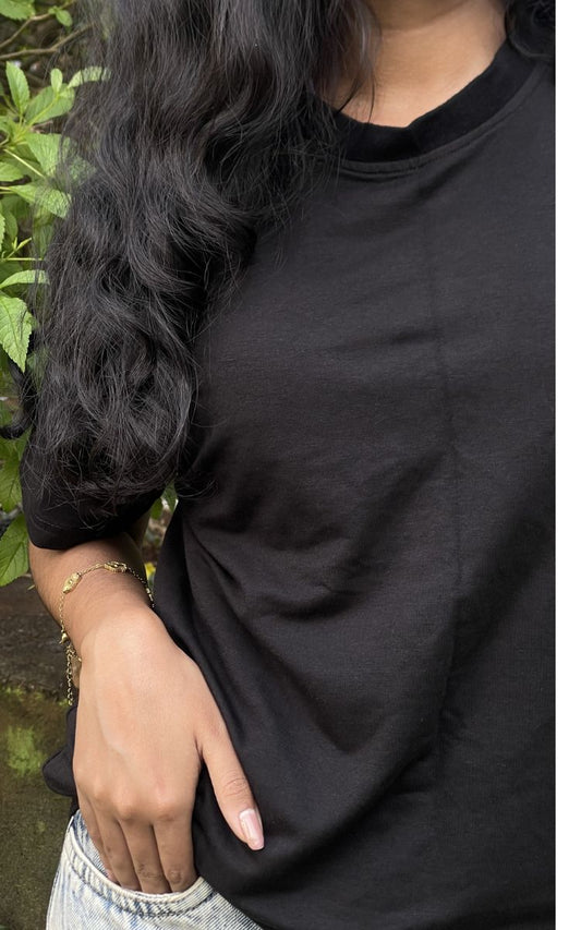 Classic Everyday Tee | Bamboo Cotton - Black