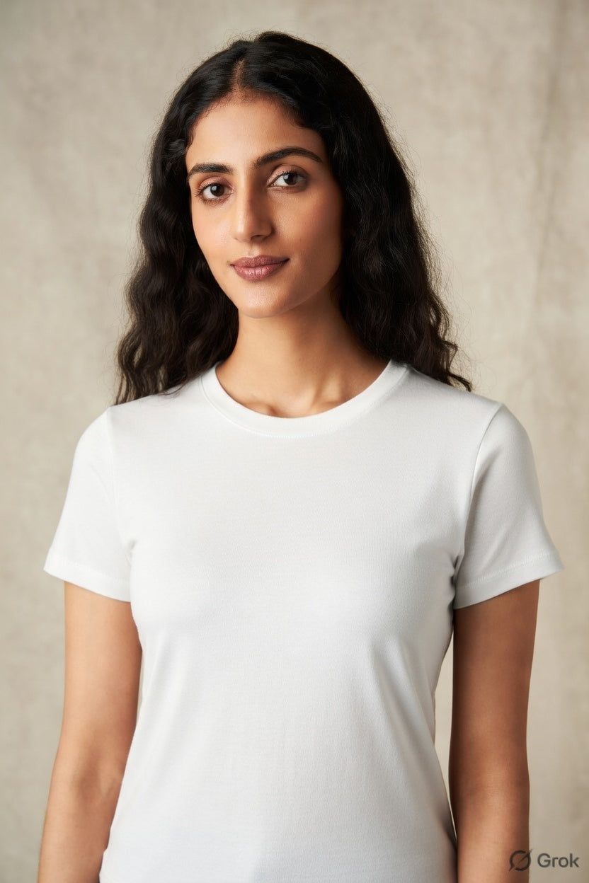 Classic Everyday Tee | Bamboo Cotton - White