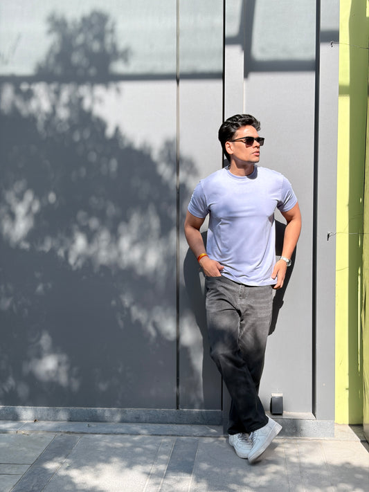 Classic Everyday Tee | Bamboo Cotton - Cosmic Sky