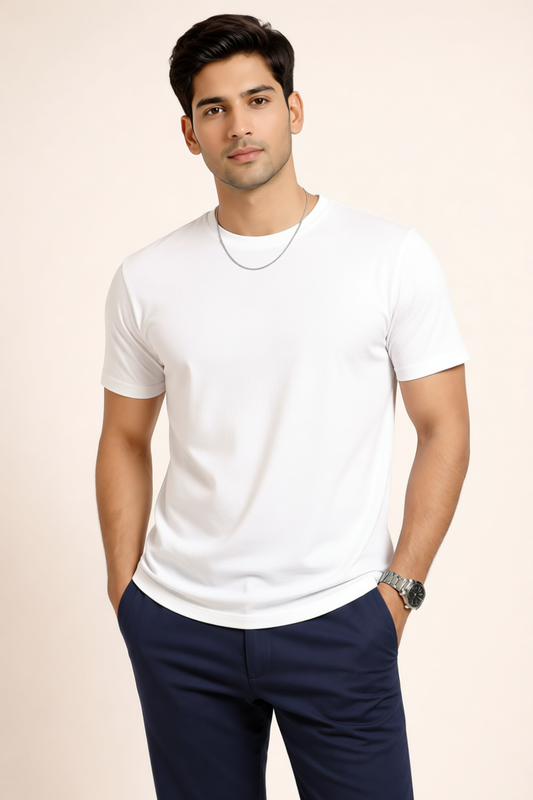 Classic Everyday Tee | Bamboo Cotton - White